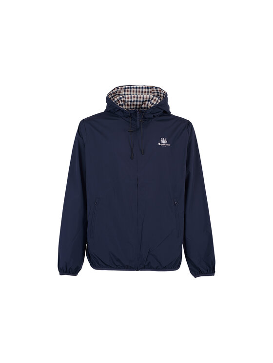 Aquascutum Aquascutum Kurtka zimowa AA_ICON_JK001-11 Niebieski Regular Fit
