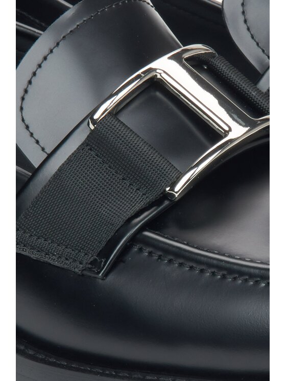 Estro Estro Loafersy ER00115996 Černá