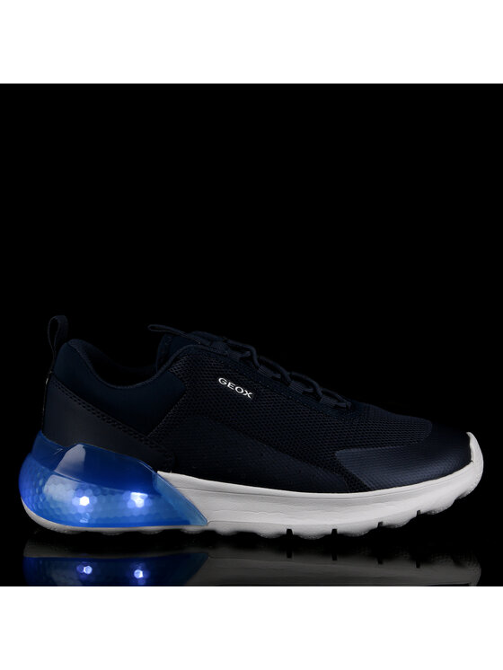 Geox Geox Sneakersy J Activart Illuminus J45LYA 0149J C4002 DD Tmavomodrá
