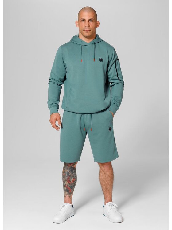 PITBULL PITBULL Bluza Explorer Zielony Regular Fit