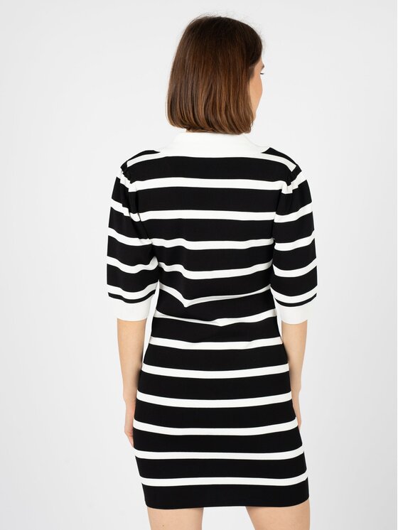 Silvian Heach Silvian Heach Každodenní šaty GPP23246VE Černá Slim Fit