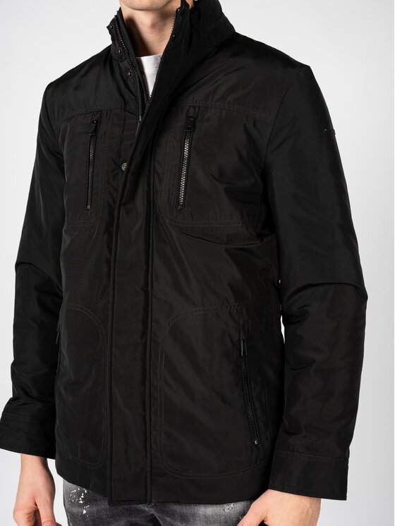 Geox Geox Bunda pro přechodné období M2620R T2882 Černá Regular Fit