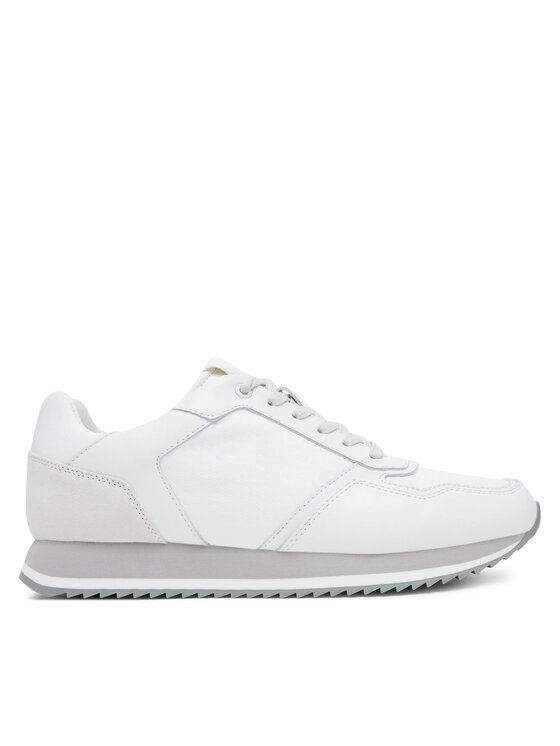 Calvin Klein Snīkeri Low Top Lace Up Lth Mono HM0HM01807 Pelēks