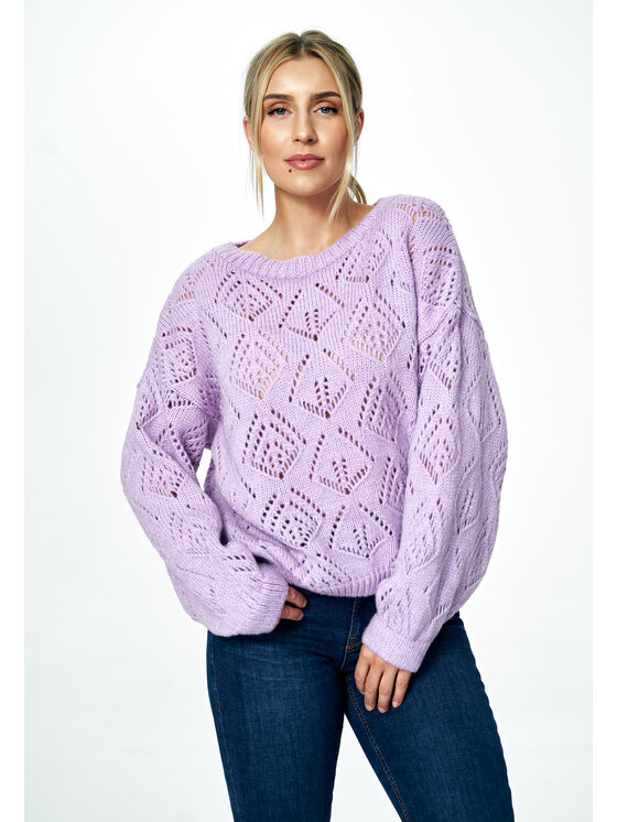 FIGL FIGLFIGL Maglione M887 Viola Oversize