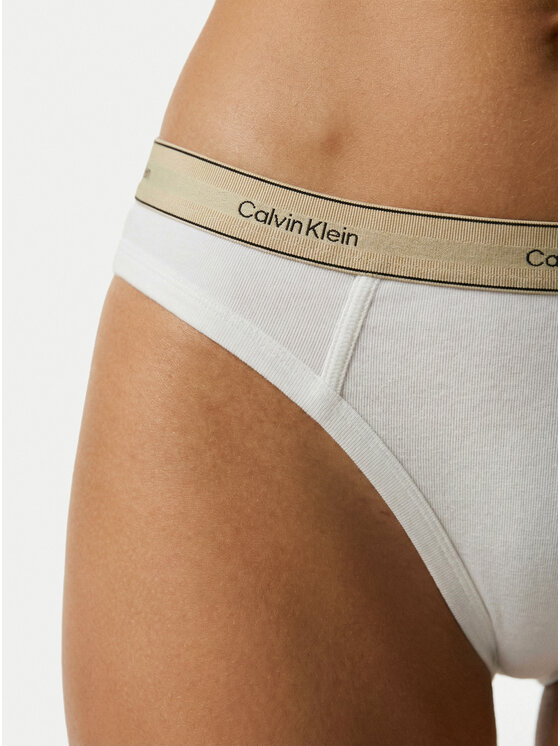 Calvin Klein Underwear Calvin Klein Underwear Perizoma LV00QF8771 Bianco