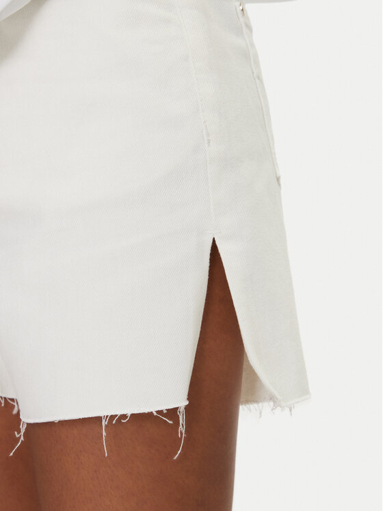 MET MET Pantaloni scurți de blugi M10 137SH Alb Regular Fit