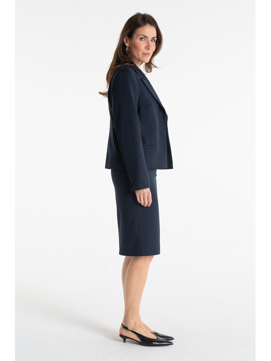 Salme Salme Marynarka Harper Granatowy Regular Fit