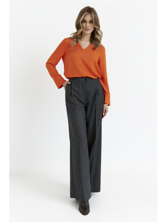 Stylove Stylove Kuloty S387 Szary Baggy Fit