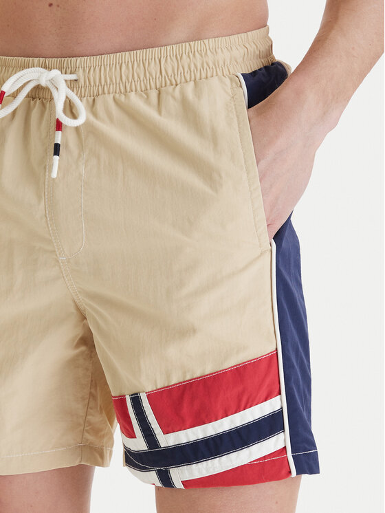 Napapijri Napapijri Badeshorts V-Reflect NP0A4G6H Beige Regular Fit