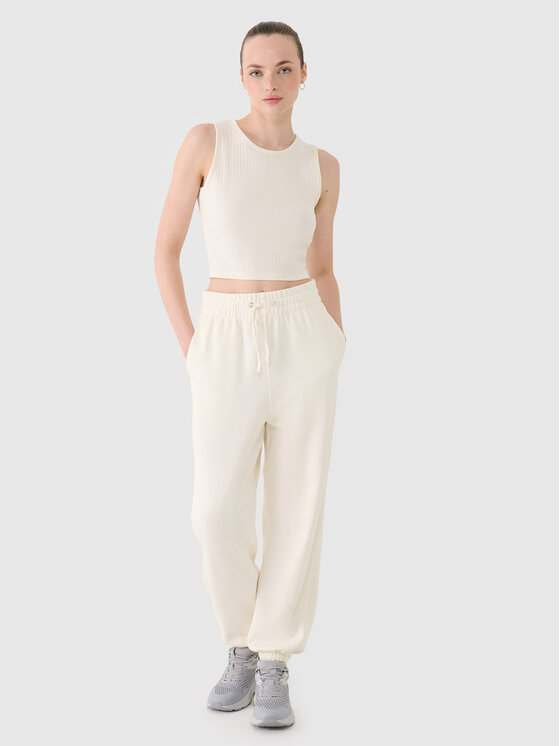 4F 4F Tank top MIDSHOP TEXTILE Biały Slim Fit