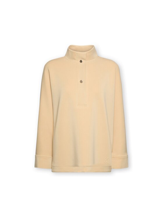 Elena Mirò Elena Mirò Bluza G810Z000681N0A2 Kremowy Boxy Fit