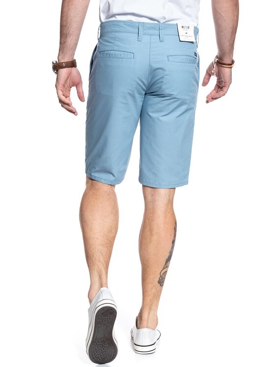 Mustang Mustang Pantaloncini di jeans CHINO SHORT Blu Slim Fit