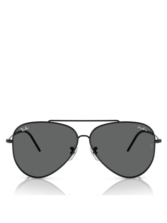 Ray-Ban Ray-Ban Сонцезахисні окуляри Aviator Reverse 0RBR0101S 002/GR Чорний