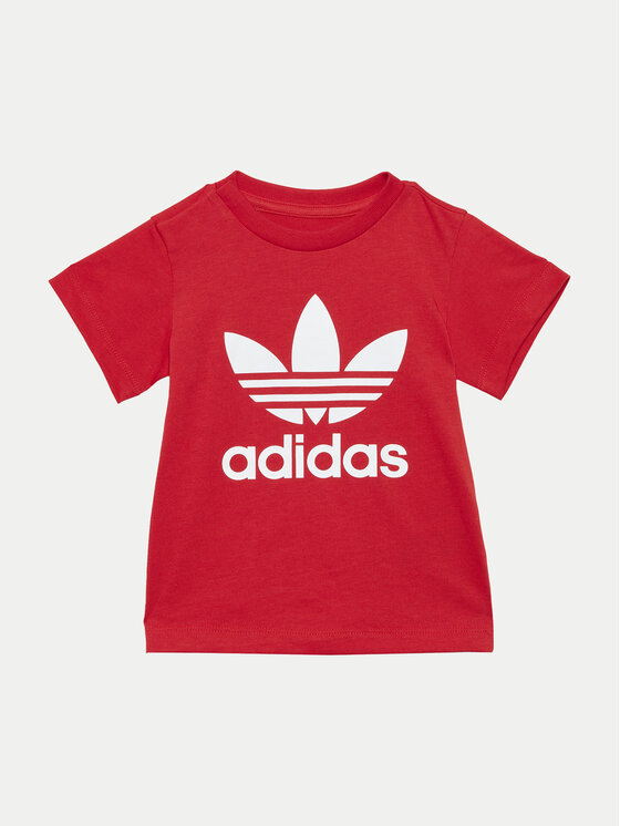 adidas adidas Póló Trefoil IX5115 Piros Regular Fit