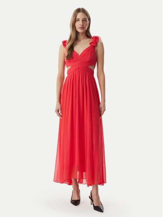 Φόρεμα βραδινό Morgan 251-RISSAL Κοραλλί 38