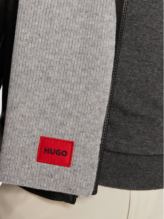 HUGO Hugo Зимен шал Saffa 50502605 Сив