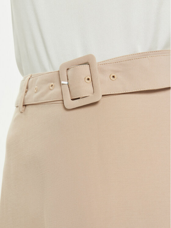 TATUUM Tatuum Midi sukňa Ormi T2418.176B Béžová Regular Fit
