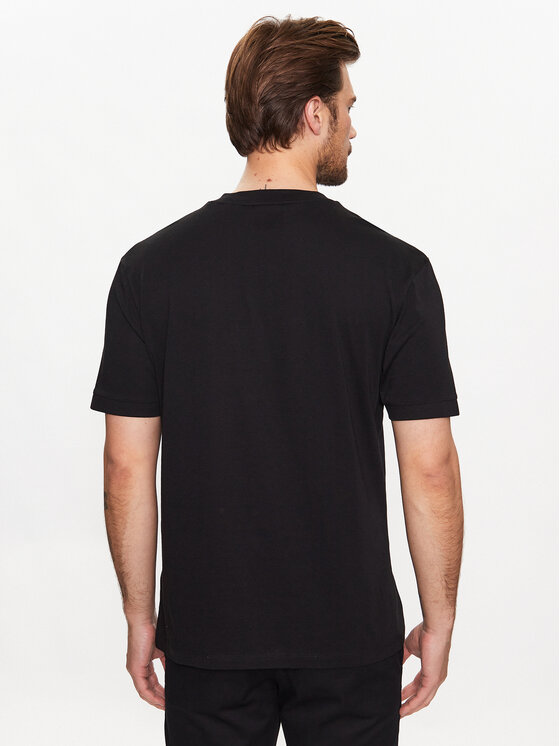 Hugo Hugo Тишърт 50486471 Черен Relaxed Fit