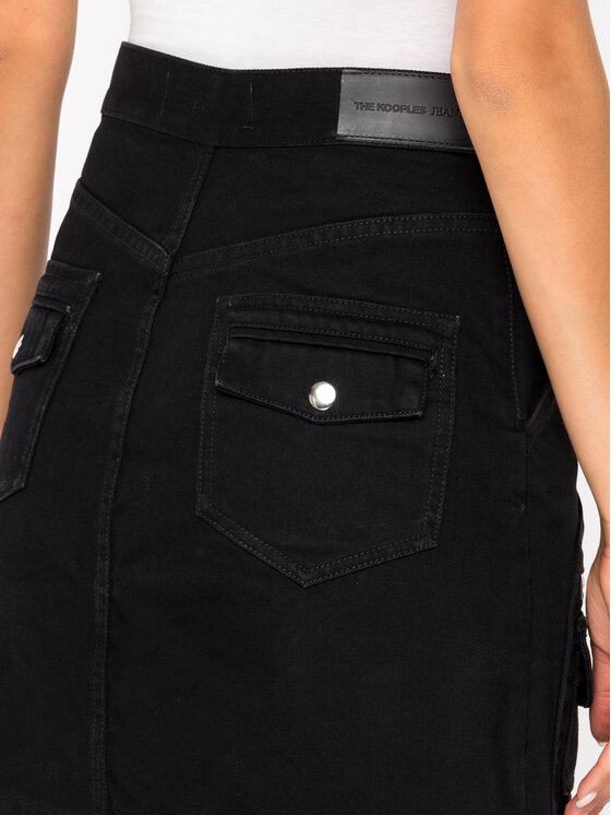 Gonna di jeans FJUP19040J Nero Regular Fit