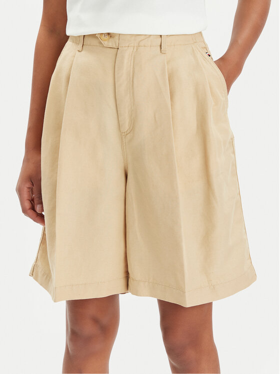 Tommy Hilfiger Tommy Hilfiger Bermude WW0WW41771 Bež Relaxed Fit