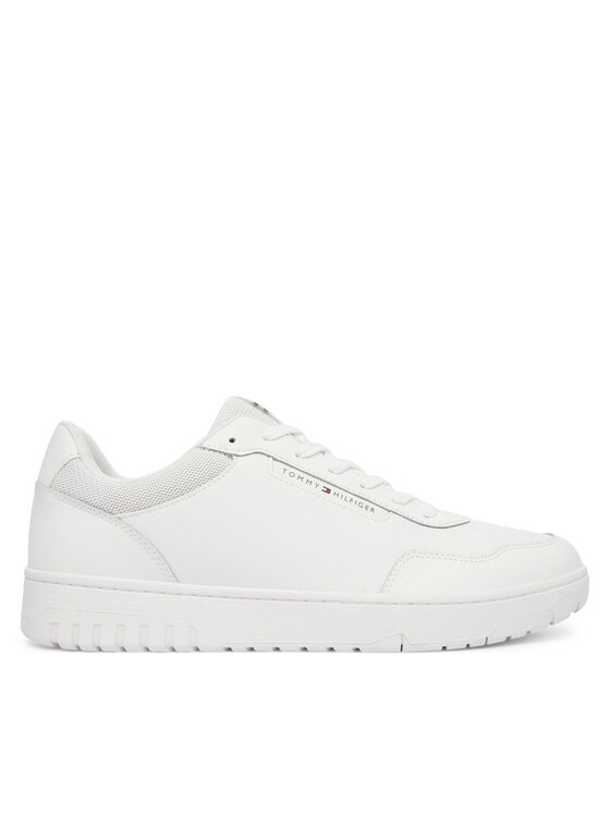 Tommy Hilfiger Tommy Hilfiger Sneakersy Th Basket Core Lite Lth FM0FM05713 Bílá