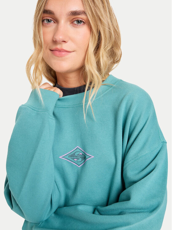 Quiksilver Quiksilver Felpa EQWFT03188 Blu Oversize