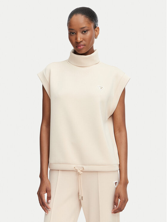 Guess Hanorac V6YQ18 K4318 Bej Regular Fit