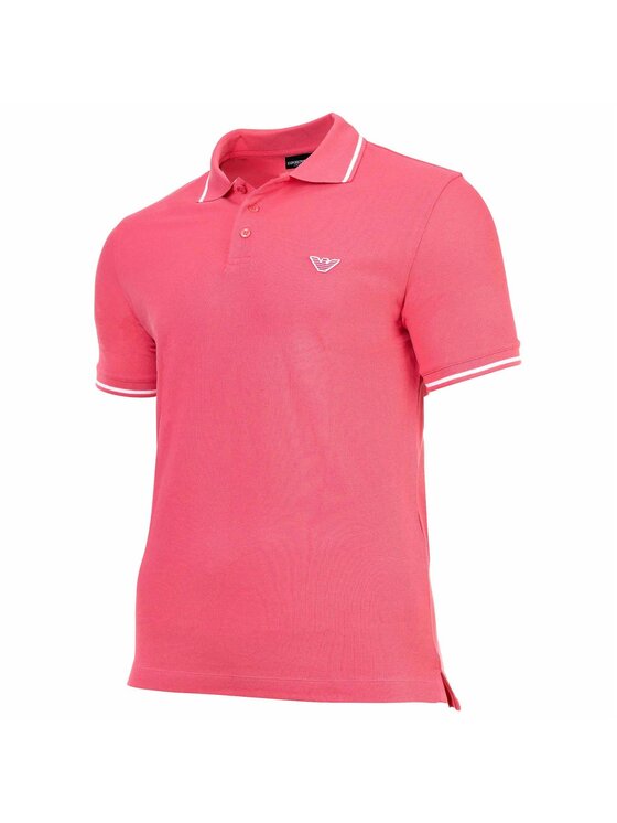 Emporio Armani Emporio Armani Polo 31694 Różowy Comfort Fit