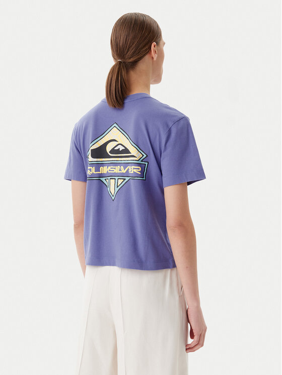Quiksilver Quiksilver T-shirt EQWZT03181 Ljubičasta Relaxed Fit
