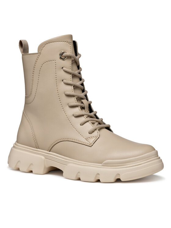 Geox Kozaki J Junette J56HVB 000BC C5000 S Beżowy