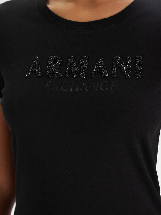 Armani Exchange Armani Exchange T-Shirt XW002106 AF10356 UC001 Černá Slim Fit