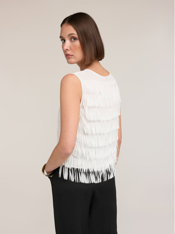 Motivi Motivi Blusa 2052Q001957N011 Bianco Regular Fit