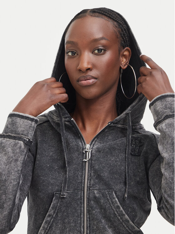Juicy Couture Juicy Couture Світшот JCWAS226320 Чорний Regular Fit
