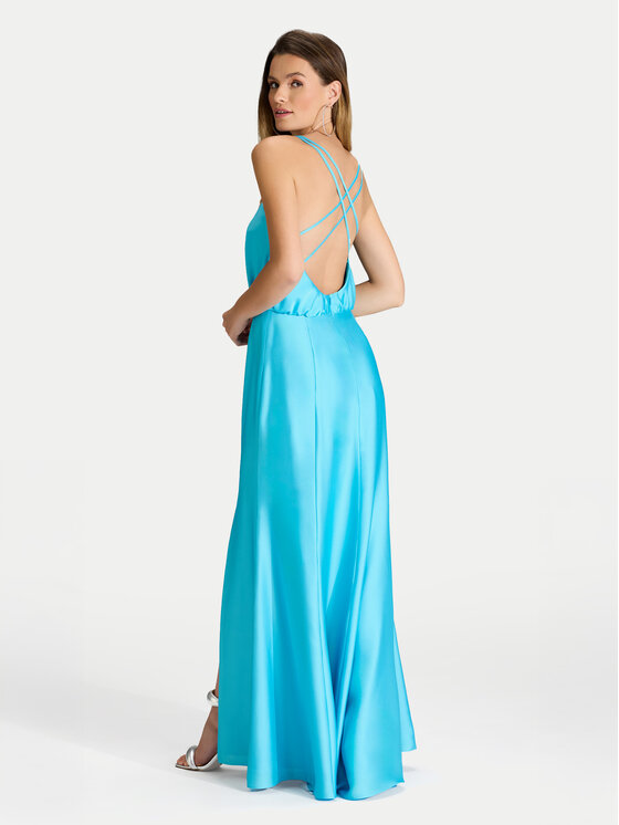 Swing Swing Večernja haljina 5AI20900 Plava Regular Fit
