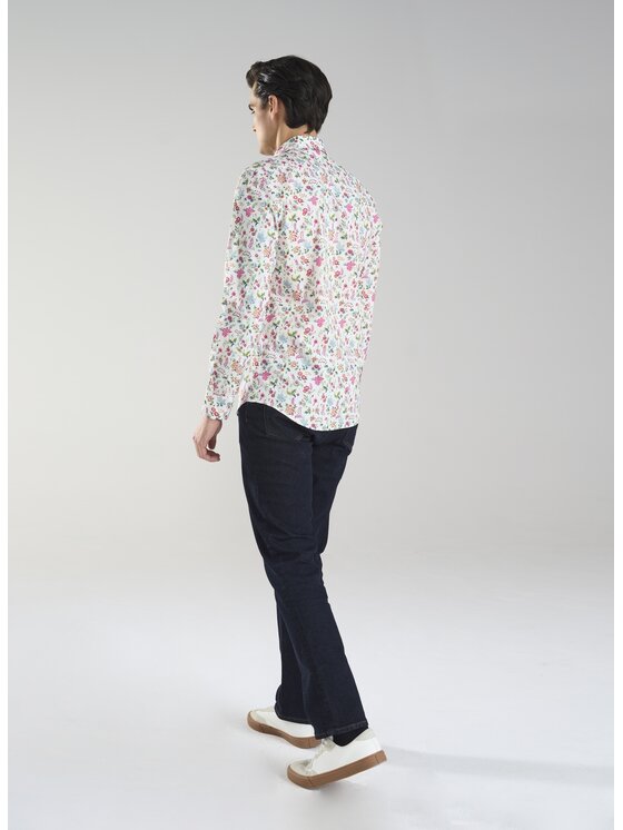 Pako Lorente Pako Lorente Koszula P24SF-1X-007 Biały Slim Fit
