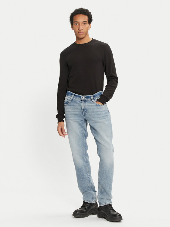 Mustang Mustang Jeansy Denver 1015522 Modrá Straight Fit
