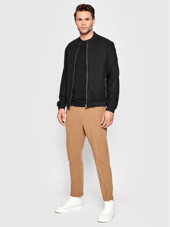 T-shirt Tropic 12203772 Nero Regular Fit