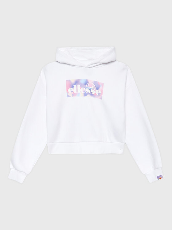 Ellesse Mikina Hillia S4R17689 Biela Relaxed Fit