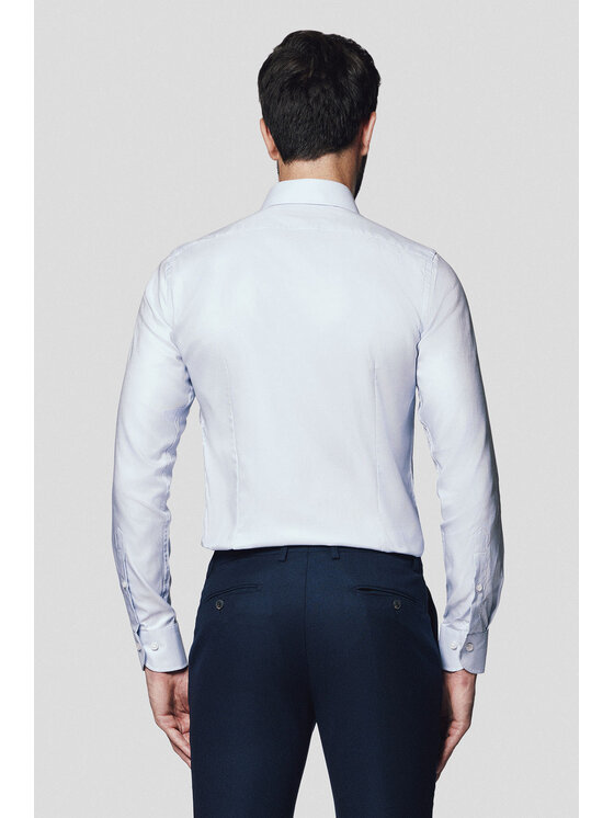Lancerto Lancerto Koszula Aubrey KO073124000009 Szary Slim Fit