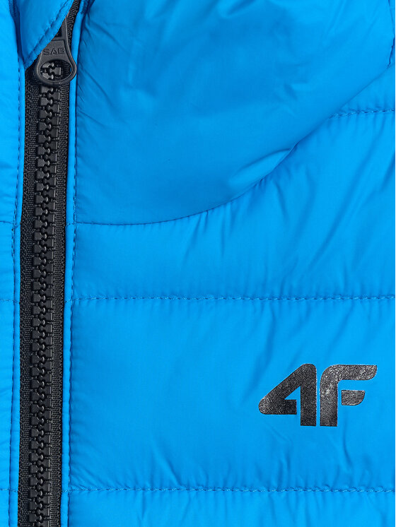 4F 4F Kamizelka OUTERWEAR Niebieski Regular Fit