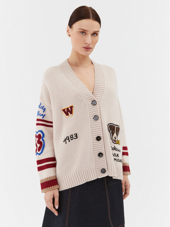 Weekend Max Mara Weekend Max Mara Kardigan Duccio 2353460333 Beež Regular Fit