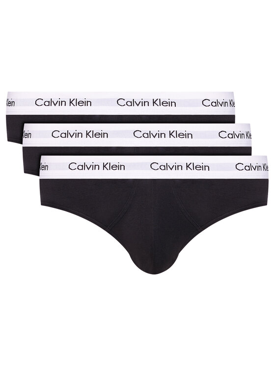 Calvin Klein Underwear Calvin Klein Underwear Sada 3 kusů slipů 0000U2661G Černá
