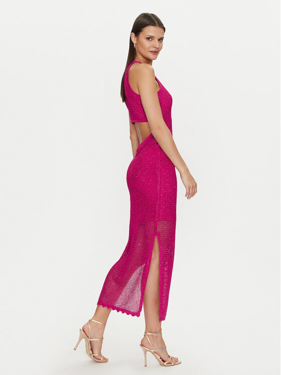 Guess Guess Sommerkleid W4YK50 Z37G0 Rosa Regular Fit
