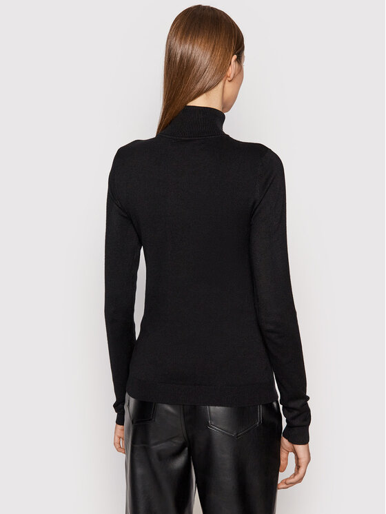 Vero Moda Vero Moda Bluză cu gât Glory 10231630 Negru Slim Fit