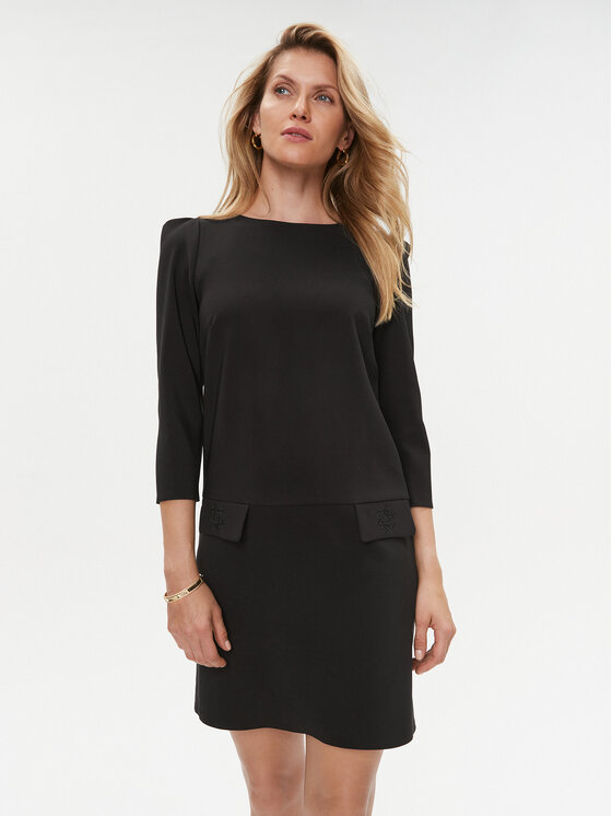 Rochie de zi Rinascimento Femei, Mărimea: S, Negru, CFC0115556003