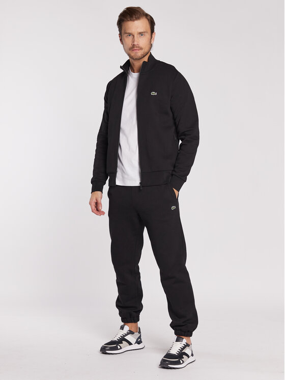 Lacoste Lacoste Μπλούζα SH9622 Μαύρο Regular Fit
