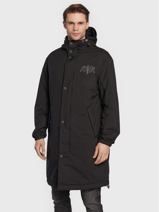 Armani Exchange Armani Exchange Prehodna jakna 6LZL06 ZNUUZ 1200 Črna Regular Fit