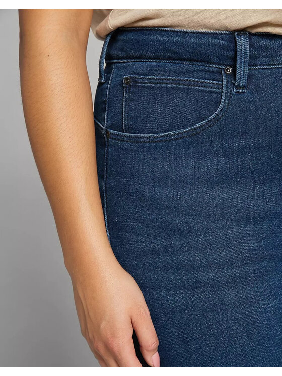 Lee Lee Jeansy CLASSIC STRAIGHT PLUS Niebieski Straight Fit