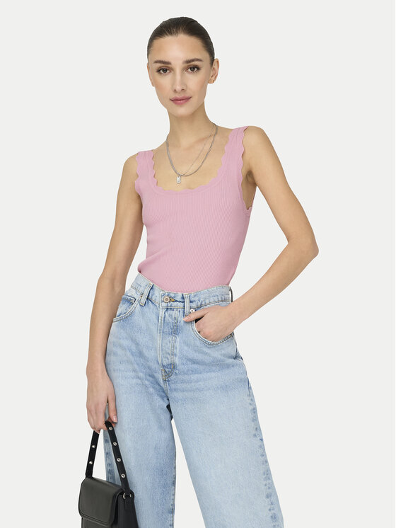 JDY JDY Felső Nanna 15290585 Rózsaszín Slim Fit