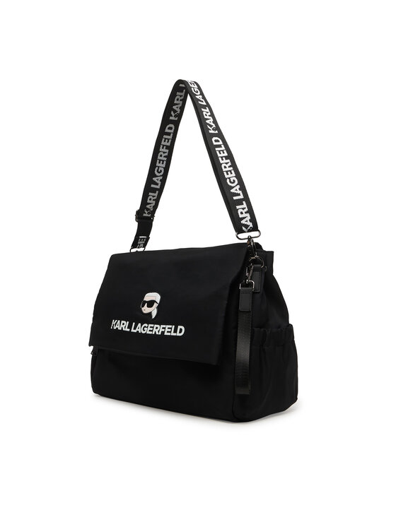 Karl Lagerfeld Kids Karl Lagerfeld Kids Geantă pentru cărucior Newborn D2 Z31193 Negru